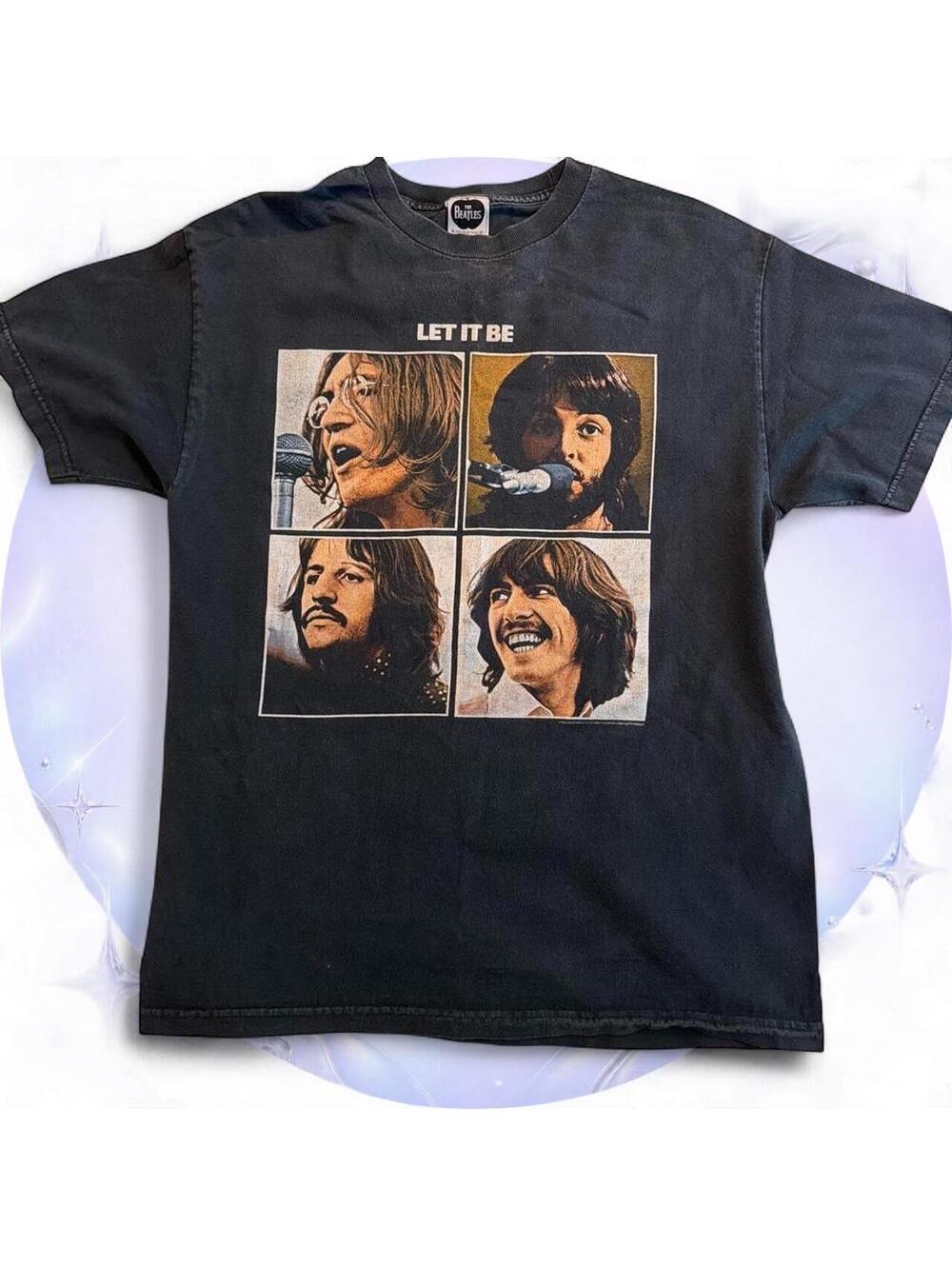 The Beatles “Let It Be” Graphic Tee 🎸🖤